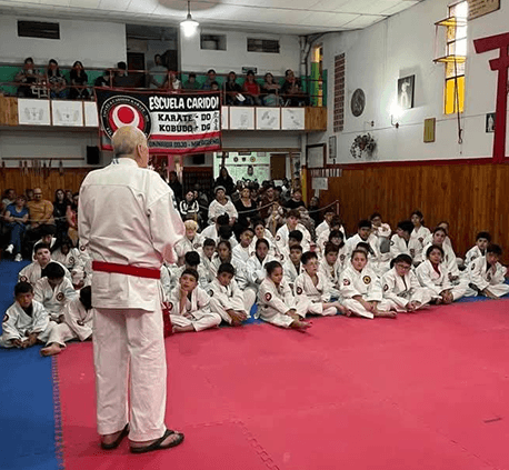 Karate history illustration